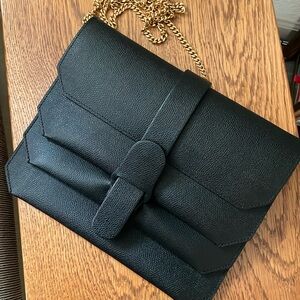 Senreve Crossbody Bag, Pebbled, Noir.